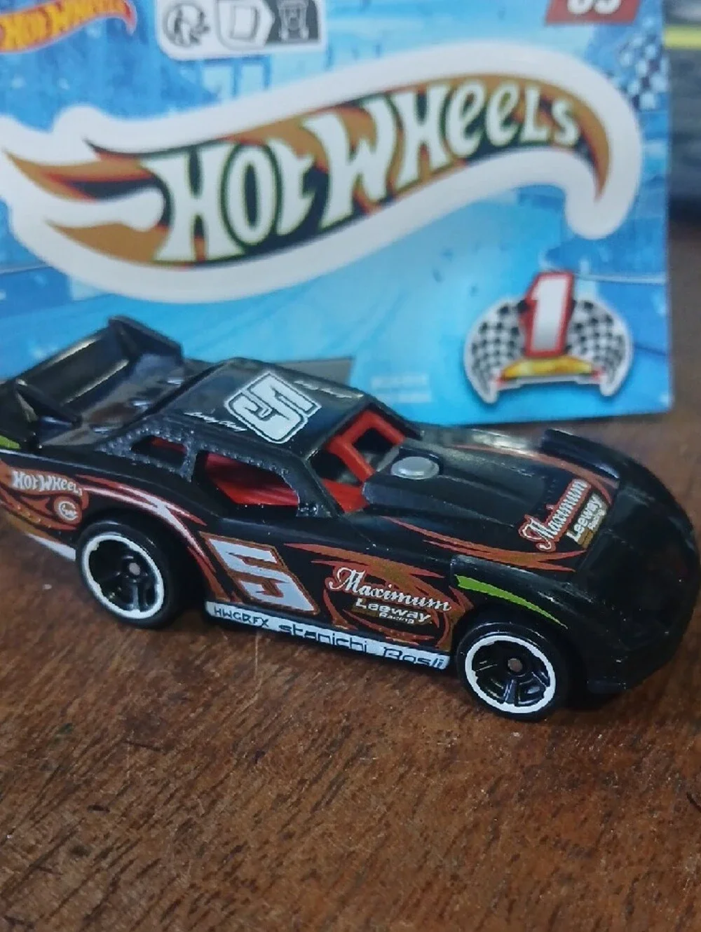 Maximum Leeway- Hot Wheels Black & Red Race Car